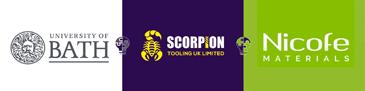 Scorpion Tooling partnership with the University of Bath and Nicofe Materials Ltd
